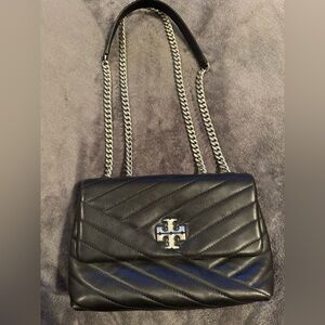 Tory Burch Kira Chevron Quilted Convertible Leather Crossbody Bag